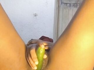 This Cucumber Brings The Chaos In My Vagina