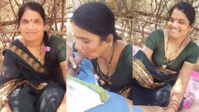 Graam er aunty taar protibeshi ak dada ke onek bhalo akti dhon chushani die khushi korlo