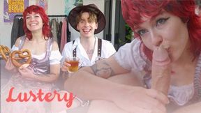 ”Oktoberfest Group Sex with Sexy German Amateurs”