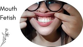 Mouth fetish, tonge and saliva