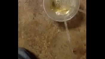 Drinking my piss