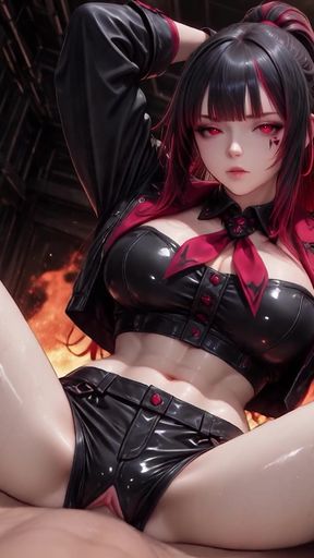 Hell Huntress Vexara - Gates of Fire POV - Ai Generated
