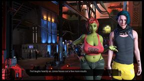 star pheriphery [ futanari hentai game ] ep.21 goblin futa girls want to gangbang his fembos ass !