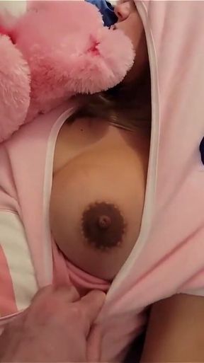Stepfather Massages Stepdaughter's Pussy