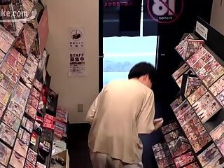 A shocking turn at a DVD shop.