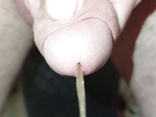 Supplementary close up of my pissing peehole! Urethra got so much pee flowing to your face! p.two