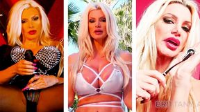 beautiful femdom brittany andrews loves to dildo fuck her wet pussy!