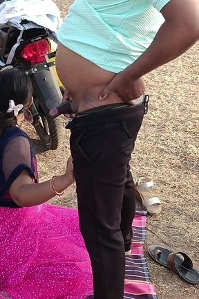Cute Kavita Bhabhi Fuck with Boyfriend Tatya Cheating on Husband in Jungle