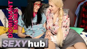 Blonde Milf and Teen in Steamy Lesbian Threesome