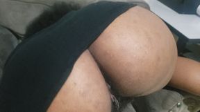 Latina Amateur Shows Sexy Ass &amp; Hairy Pussy in Confidence, Playful Body and Natural