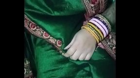 Indian Gay Crossdresser Gaurisissy wearing the Green Saree xxx and feeling sexy