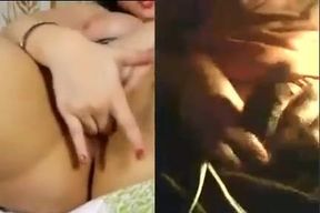 Masturbating togather