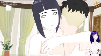 Kawaki fucks his stepma Hinata with a huge load leaving messy creampie