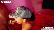 MIDNIGHT BEDROOM BLOWJOB AMATEUR APARTMENT Window View Ebony Sucking Big Cock