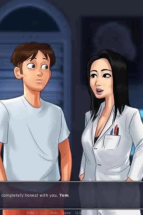 Summertime saga: Japanese professor is milking a student in her office ep 177