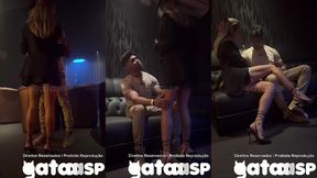 conheci um moreno na casa de swing enquanto o corno assistia tudo! parte 2