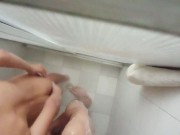 I saw my step cousin in the shower and I couldn't resist to fuck