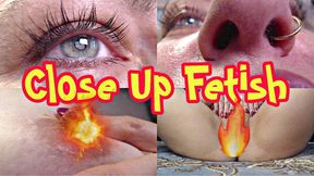 Close-Up Flesh Feast – Labia, Nipples, Asshole, Feet