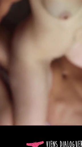 Vends-ta-culotte - Hot sextape of a French amateur couple with a stunning blonde woman   Clip 1