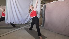 slutty stepmom gets fucked doing yoga