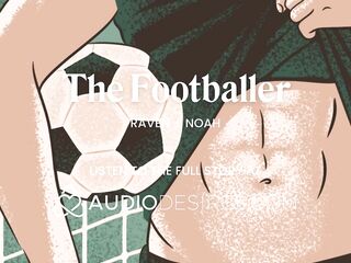 Banged hard by an athlete in the locker room - Journalist takes arrogant football star - Sexy interv