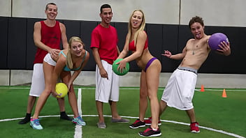 RULES - An Amazing Game Of Strip Dodgeball With Gorgeous Teen Students