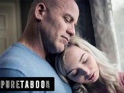 PURE TABOO Obedient Petite Virgin Lexi Lore Receives VERY SPECIAL Hug From Stepdaddy Derrick Pierce