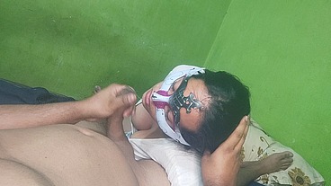 Colegiala caliente le pregunta a su profesor que si se traga toda la corrida el le va a pasar la materia / Corrida / Facial / AbneyZimmer / LeandroZimmer