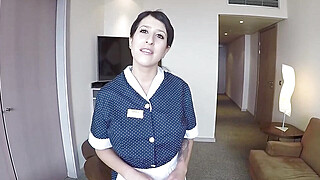 Busty Maid Pamela Silva Can't Get Enough Of His Cock