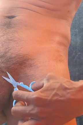 Hair Remove Black Cock Indian Man