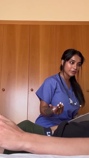 Big Ass Nurse Lets Her Patient Cum in Her Ass When the Doctor Leaves- Yasmina Khan