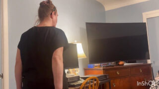 Hot amateur babe sucks cock then takes it deep in the ass