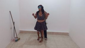 Exclusive Video!! Cleaning Assistant Has Sex at Work with Boss's Stepson