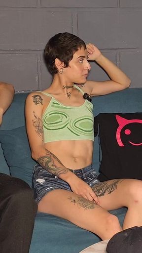 Alina Svetlana Meets the Challenge and Convinces a Stranger to Make a Porn Video