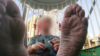 WHENEVER YOU THINK OF SOLES - THINK OF ME - MANLYFOOT - JOY AT THE HONEST - FERRIS WHEEL SOLE FETISH