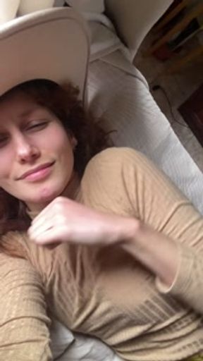 Dancing sensually on the bed just for you