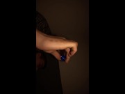 20 year old masturbating with a butt plug