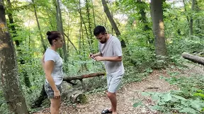 Outdoor anal session with Marina and More