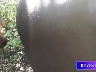 RevealMe -- EBONY HOMOSEXUAL PAIR FOREST ORGY: WILD RAMROD-JERKING OFF & ANAL ADVENTURE