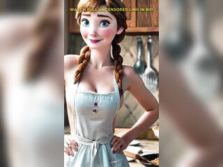 Princess Anna is preparing something peculiar in the kitchen. The real question is, who is the lucky person she's cooking for? #disney #frozen #anna #disneyedit #shorts #fyp