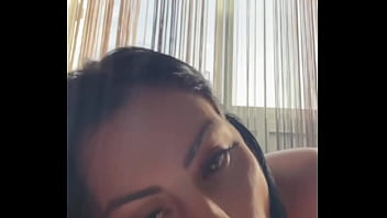 Sapphire gives a BLOWJOB to your cock and has ORGASM moaning a lot.