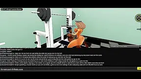 3D Anime Babe Gets Fucked In Virtual Sea Gym Fantasy Game Scene
