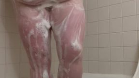 Slick & Slow: A Sudsy Shower Tease