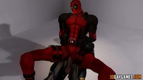 Gay Deadpool Gets Fucked By Variety Of Heroes - Compilation
