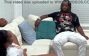 Delivery guy catches his self in a sticky situation when sweet customer fines him attractive