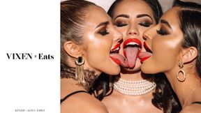 Kenzie Anne and Emily Willis are getting pleasure in the bedroom
