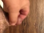 Solo masterbation with a small dick