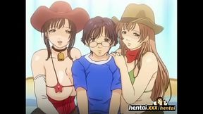 Busty Babes Give Nerdy Dude Mind-Blowing Titty Fuck & Threesome Action