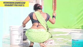 🥵MY MAID Hot Indian Nabour Girl Sucking Dick So Good And Recieve Warm Cum In Mouth