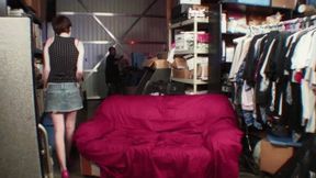 Big Black Cock Mister Jobemson Fucks Her Babysitter In The Garage And Cums In Her White Little Mouth! (1 of 4 mp4)